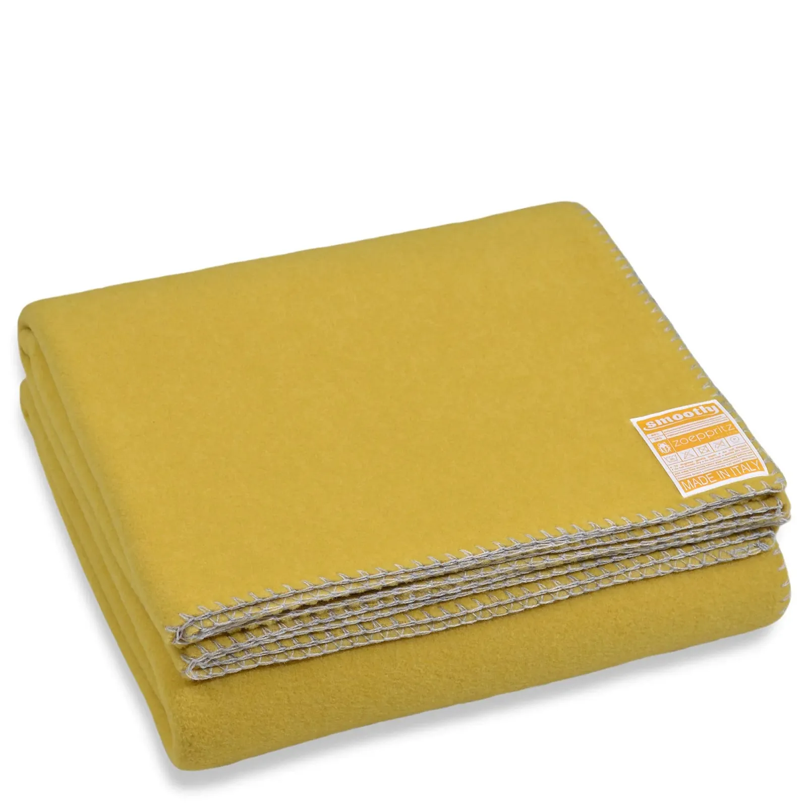 Покривало Флісова Zoeppritz since 1828 Smoothy, 140 x 190 см, 165 Curcuma, фото №1