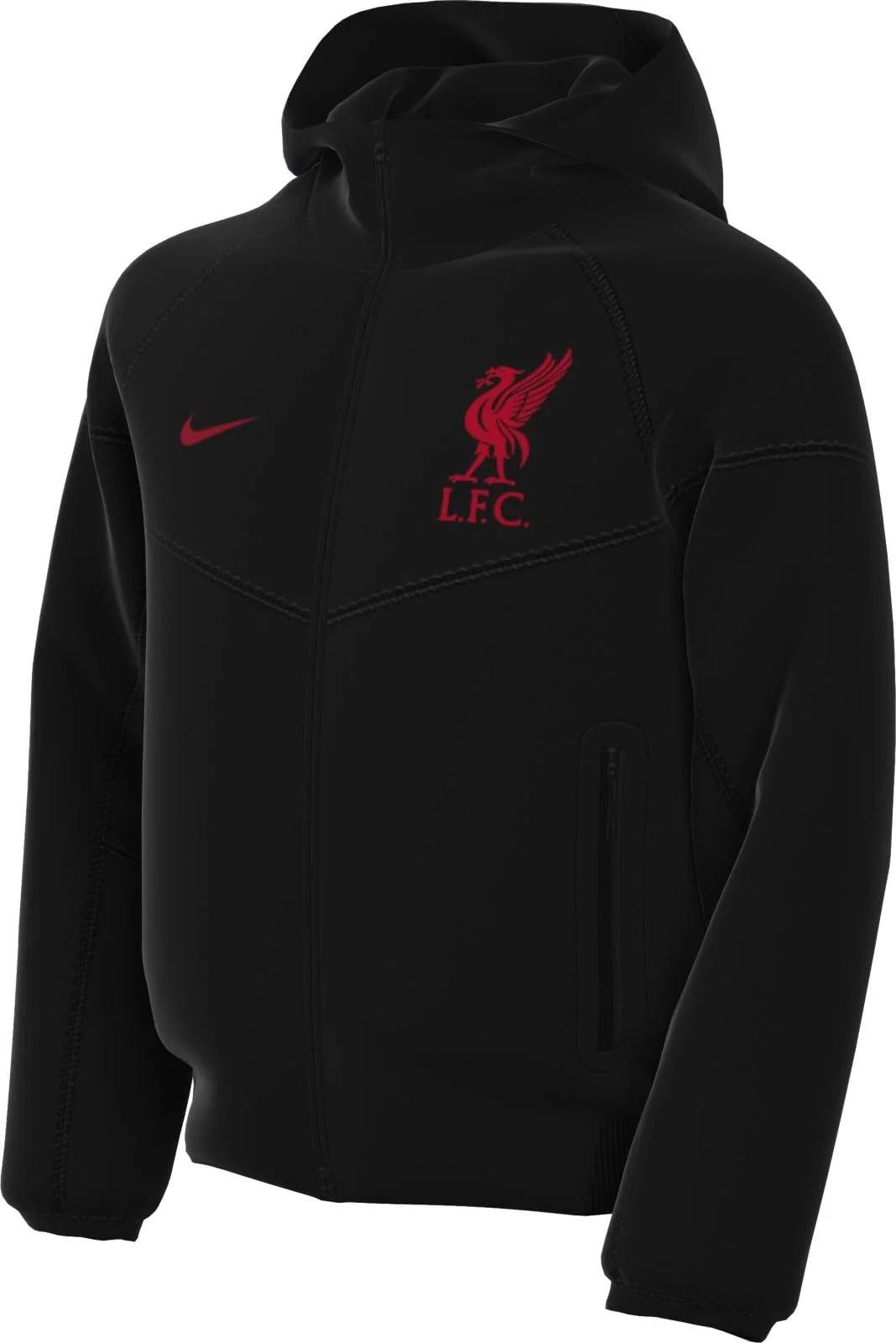 Толстовка Nike Liverpool FC Sportswear Tech FLC FZ для хлопчиків, фото №1 Толстовка Nike Liverpool FC Sportswear Tech FLC FZ для хлопчиків, фото №1