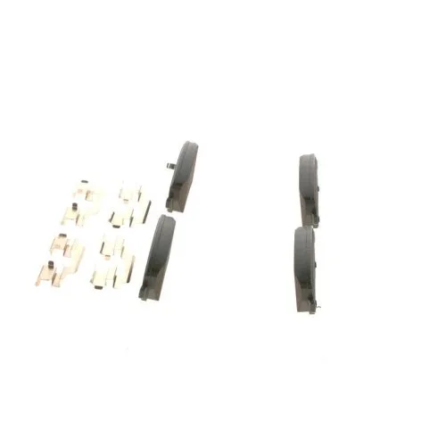 Комплект гальмівних колодок, дискове гальмо BOSCH 0 986 494 160 для NISSAN OPEL SAAB SUZUKI, фото №2