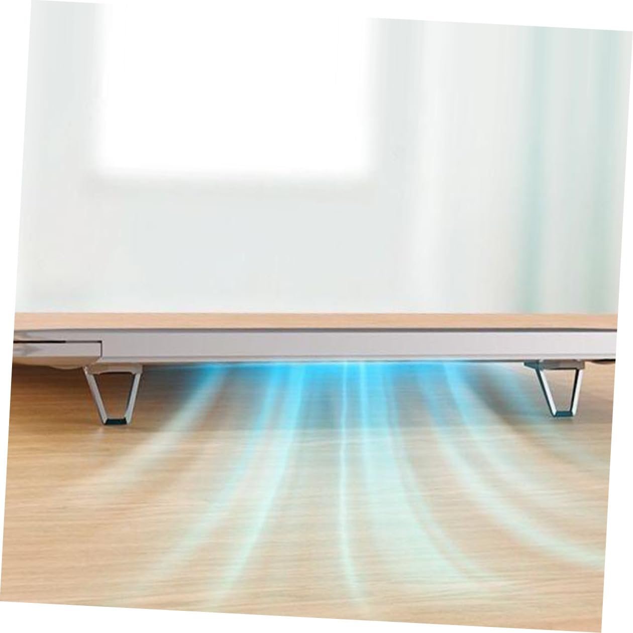 Портативная Подставка для ноутбука складная Цинковый сплав Эргономичная Улучшенная вентиляция Легкая Для стола и путешествий, фото №5