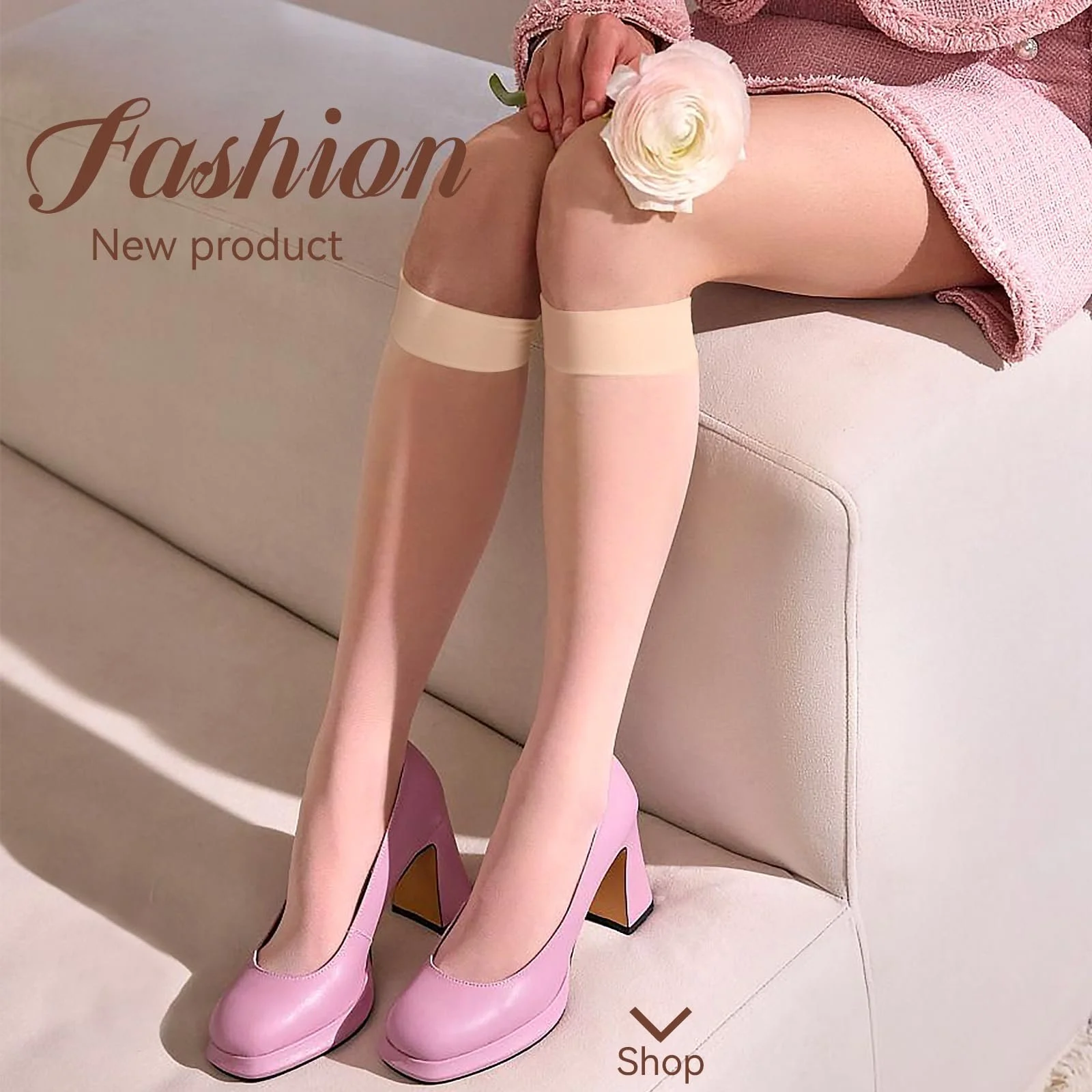 Панчохи Жіночі Нековзні - 2 Пари Ультратонкі Міцні Нейлонові Панчохи Жіночі, фото №8 Панчохи Жіночі Нековзні - 2 Пари Ультратонкі Міцні Нейлонові Панчохи Жіночі, фото №8