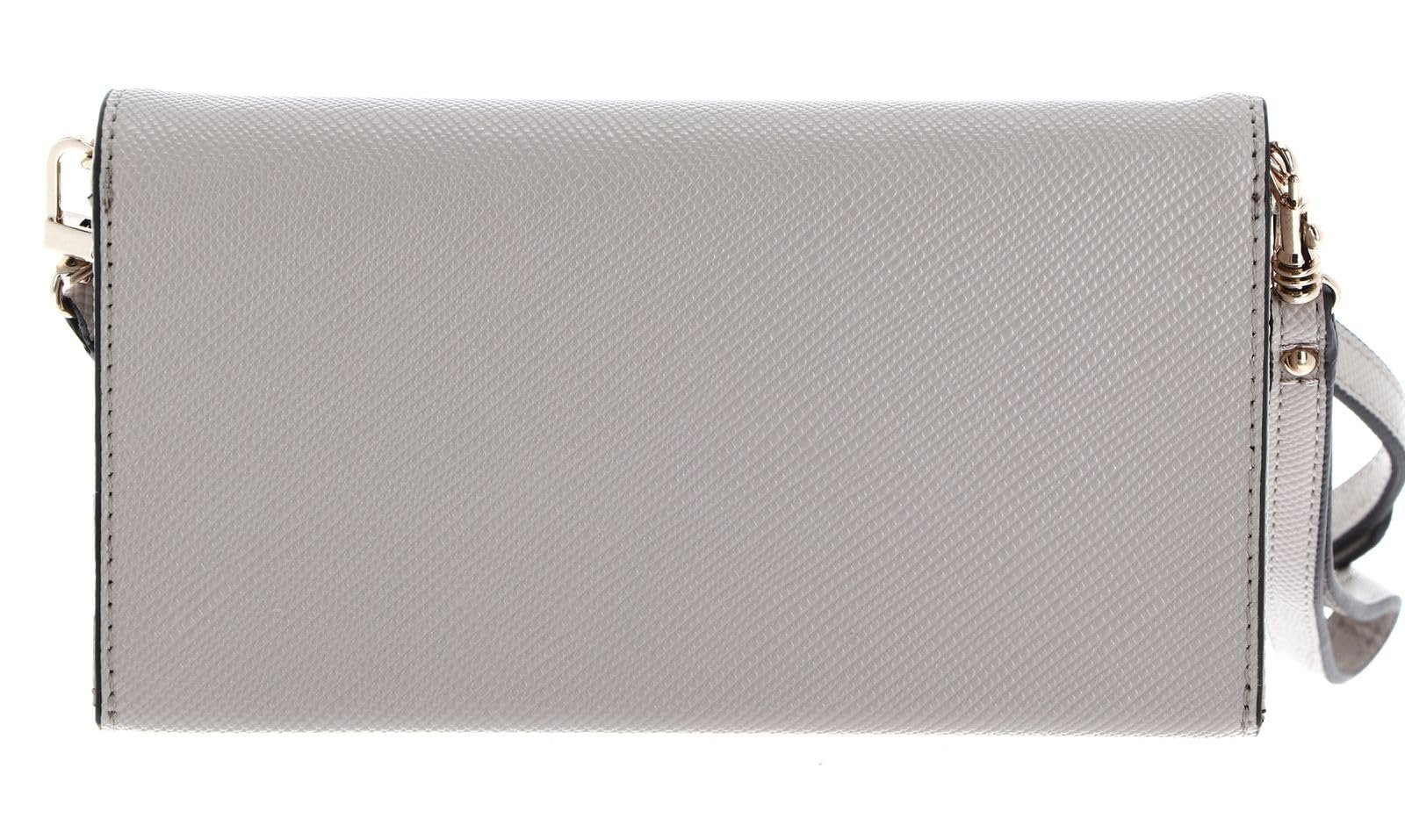 Гаманець GUESS Laurel SLG Crossbody Flap Wrist Taupe, сірий, фото №4