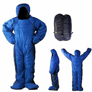 Спальный мешок GJXJY Portable Standing для взрослых -5°C ~ 5°C 3 сезона Mummy с руками и ногами XL - Фото 1