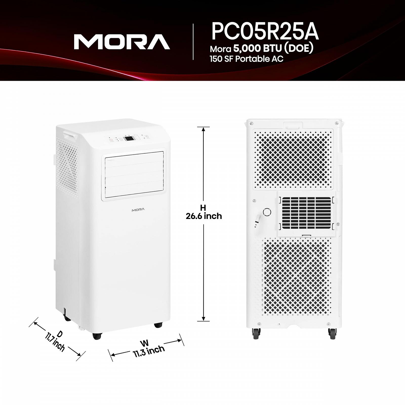 Мобільний кондиціонер Mora PC05R25A, фото №2