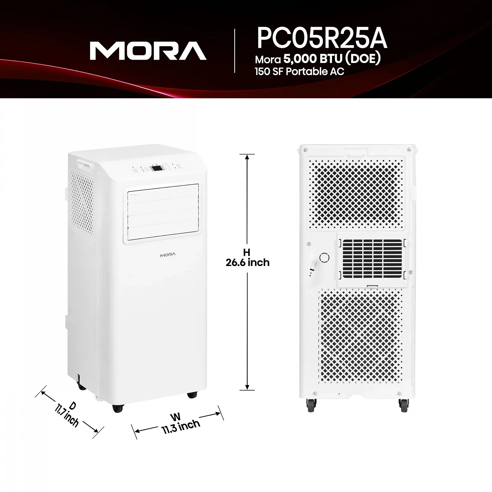 Мобільний кондиціонер Mora PC05R25A, фото №2
