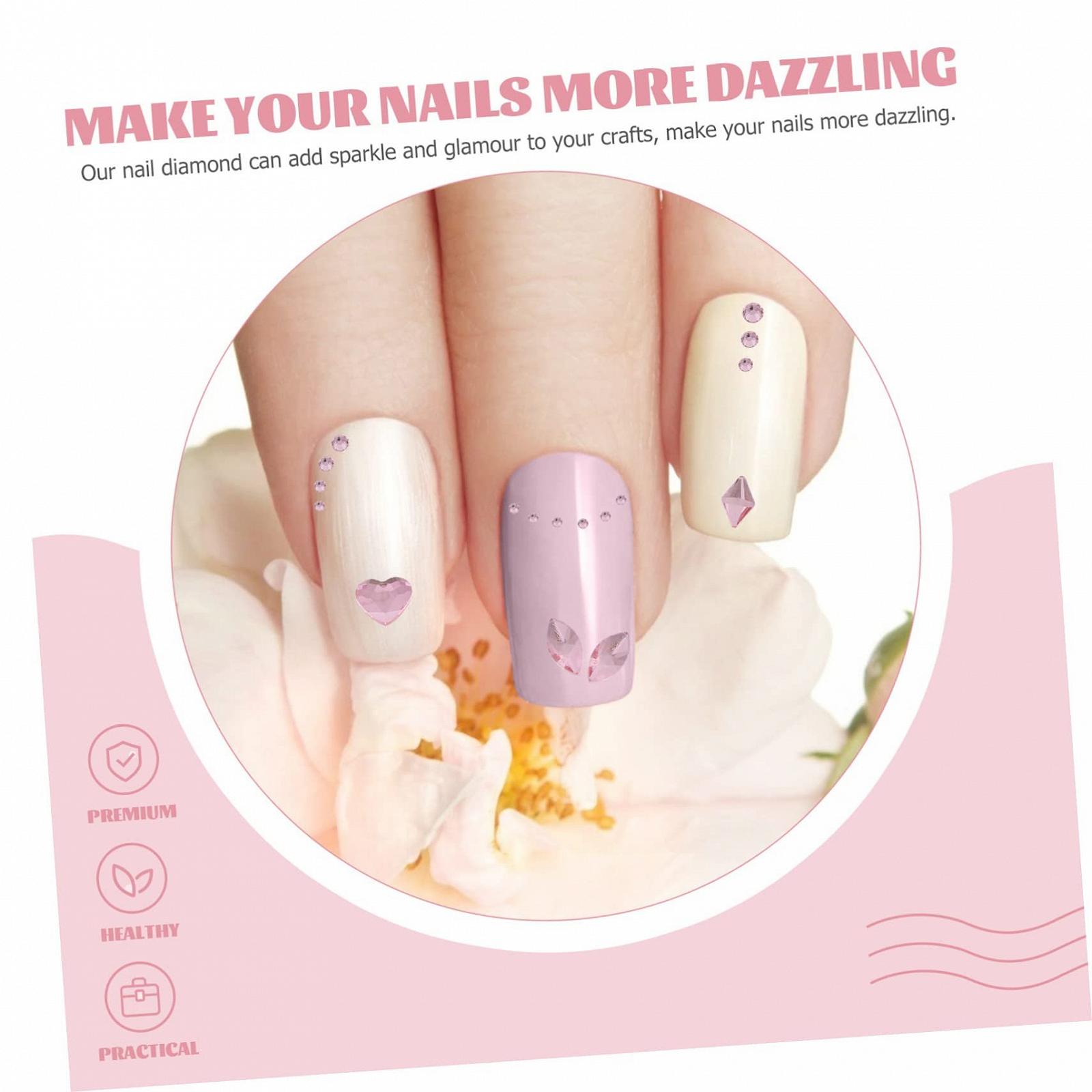 Стрази для нігтів Healeved з плоским дном, креативні прикраси, фото №6 Стрази для нігтів Healeved з плоским дном, креативні прикраси, фото №6