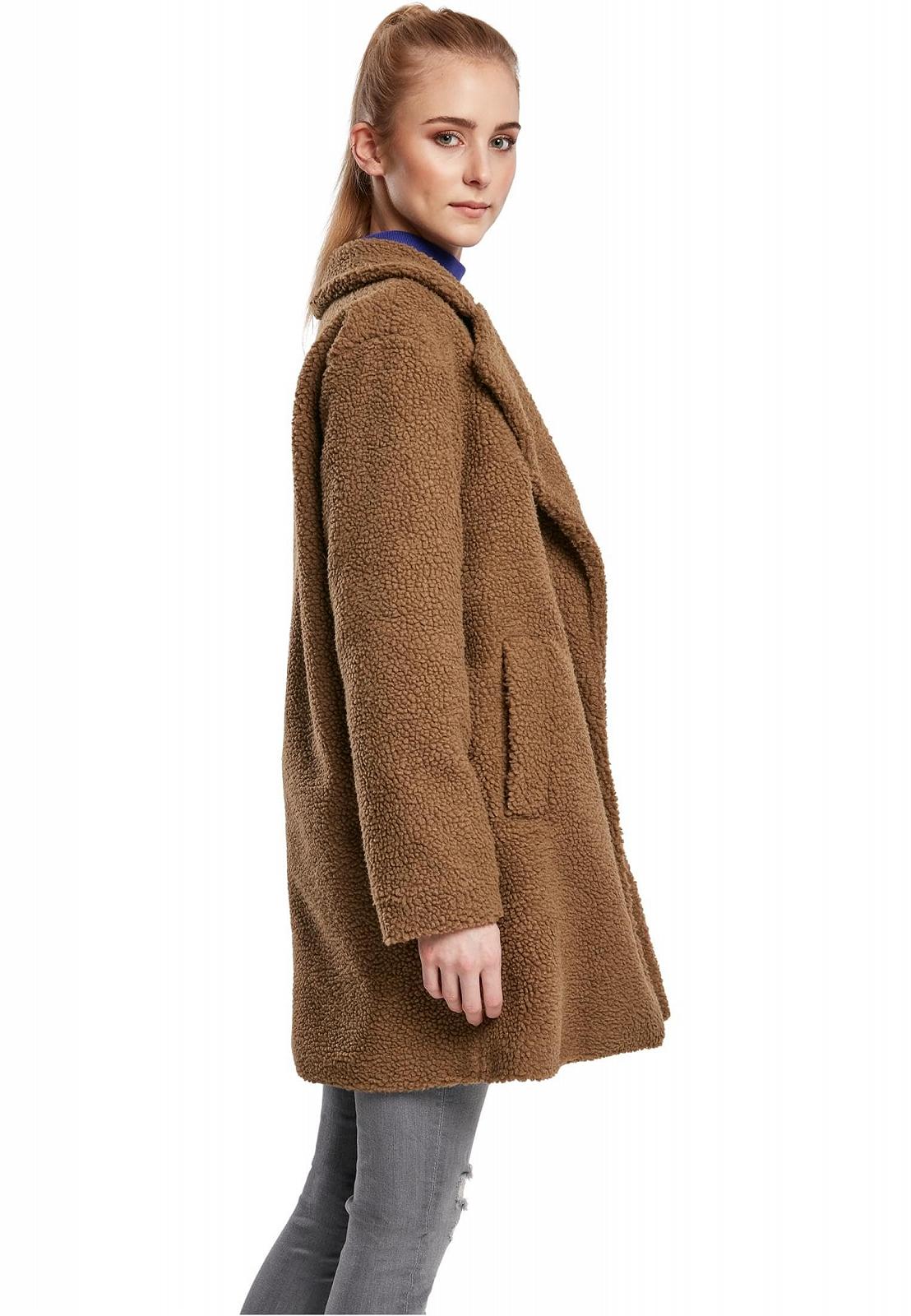 Зимняя куртка Urban Classics Женская куртка Oversized Sherpa с застежкой на крючки и петли Размер от, фото №2 Зимняя куртка Urban Classics Женская куртка Oversized Sherpa с застежкой на крючки и петли Размер от, фото №2