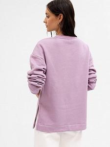 Світшот CREWNECK LOGO TUNIC SWEATSHIRT 741683-02 GAP Бузковий M synthetic.ua - Фото 1