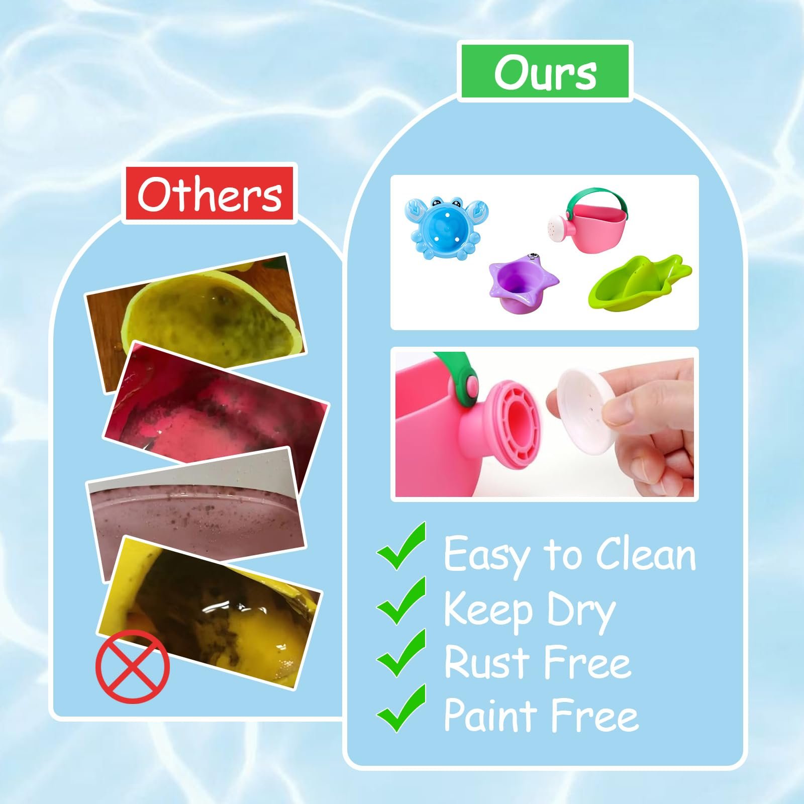 Набор игрушек для ванны 10 шт., фото №3