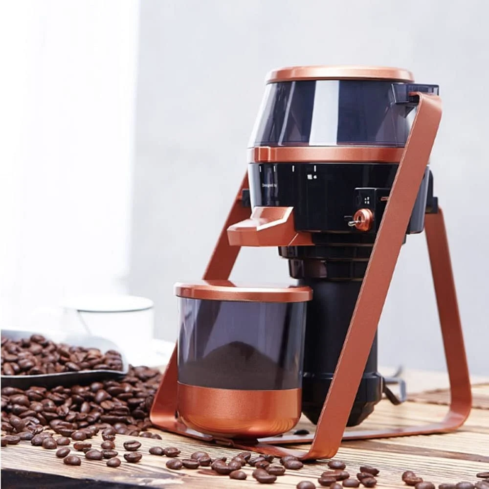 Кофемолка конічна Electric Burr Coffee Grinder Mill з 5 ступенями помелу, конічним керамічним ножем та великою лійкою, фото №6 Кофемолка конічна Electric Burr Coffee Grinder Mill з 5 ступенями помелу, конічним керамічним ножем та великою лійкою, фото №6