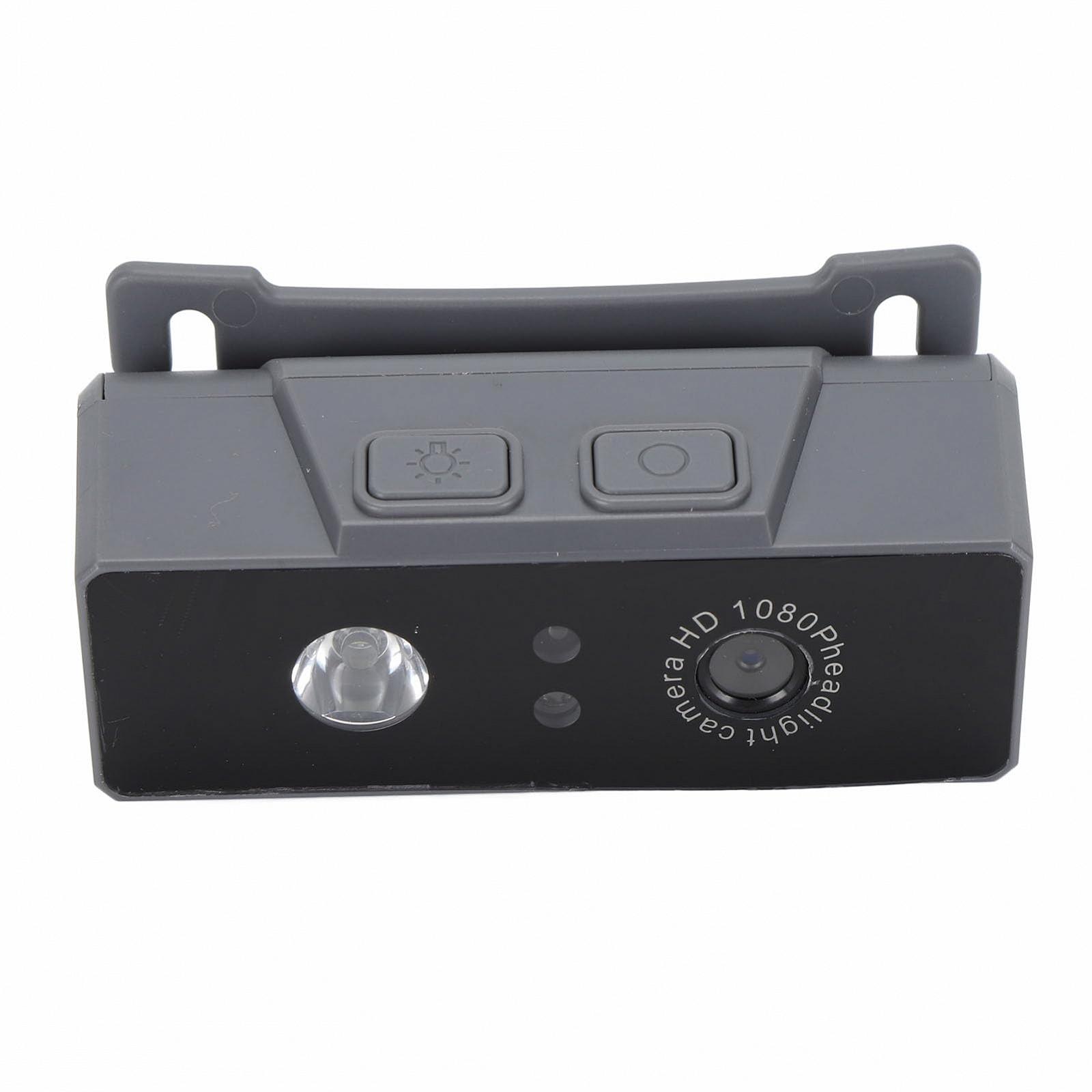 Екшн-камера Head Mounted Portable Gesture Sensor Light 1800 мАг 45° 1080P з лампою (Сірий), фото №4
