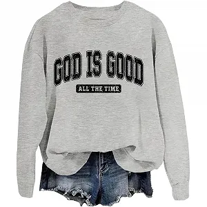 Унисекс Свитшот God Is Good - Фото 1