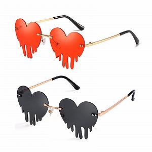 Сонцезахисні Окуляри Серце Doukesh Вогонь Полум'я Безбарвні - Фото 1