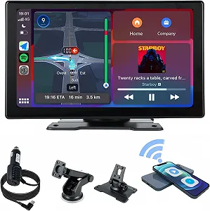 Купити Сенсорний монітор 9" Plimpton L2 / CarPlay / Anroid Auto / Bluetooth / Wi-Fi / AUX / Чорний - Фото 1 Сенсорний монітор 9" Plimpton L2 / CarPlay / Anroid Auto / Bluetooth / Wi-Fi / AUX / Чорний - Фото 1