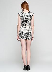 Платье Seductions 38-40 Бежевый (CH-015 Leo_Beige-Black synthetic.ua - Фото 1