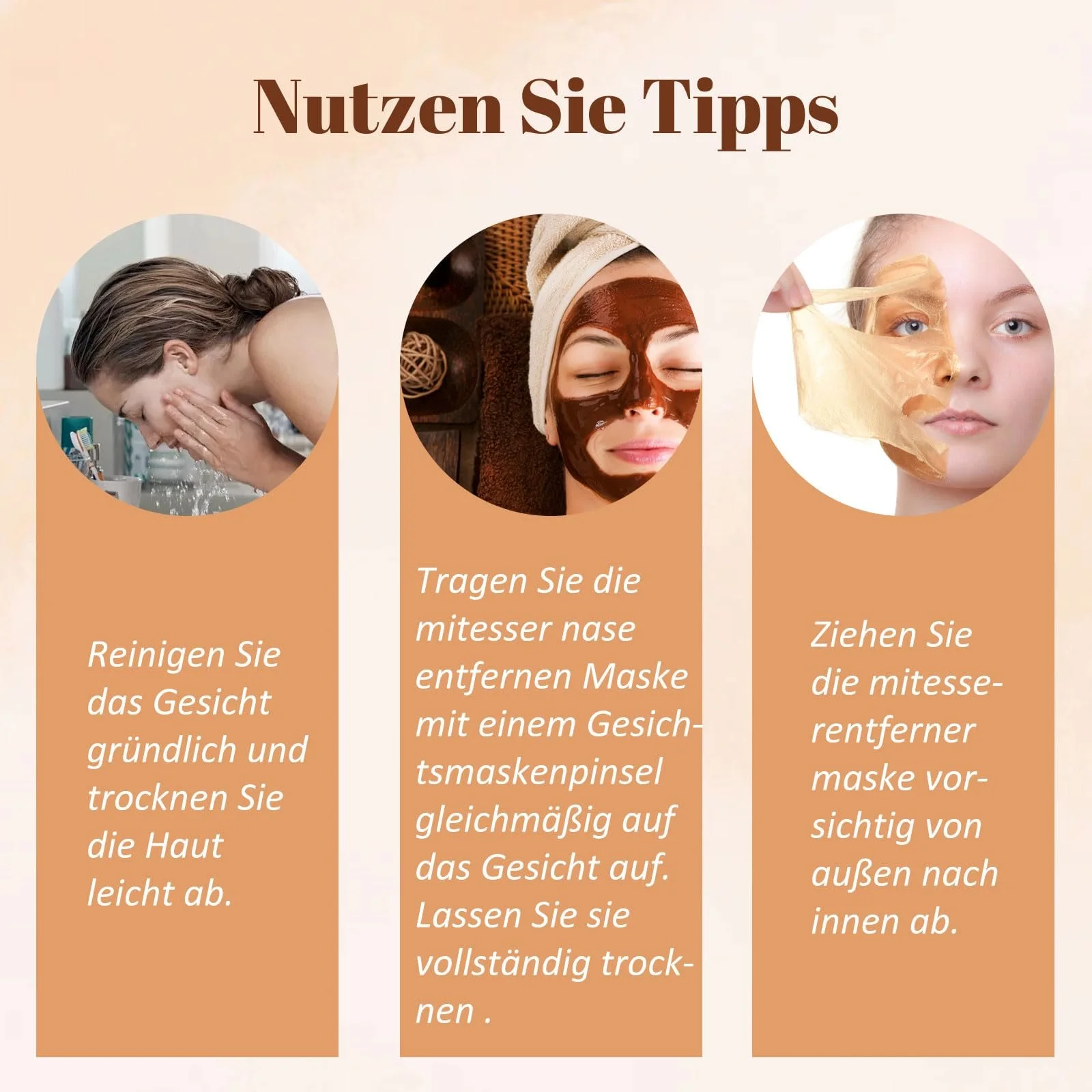 Маска для обличчя Peel Off, маска для обличчя для видалення чорних цяток, фото №7