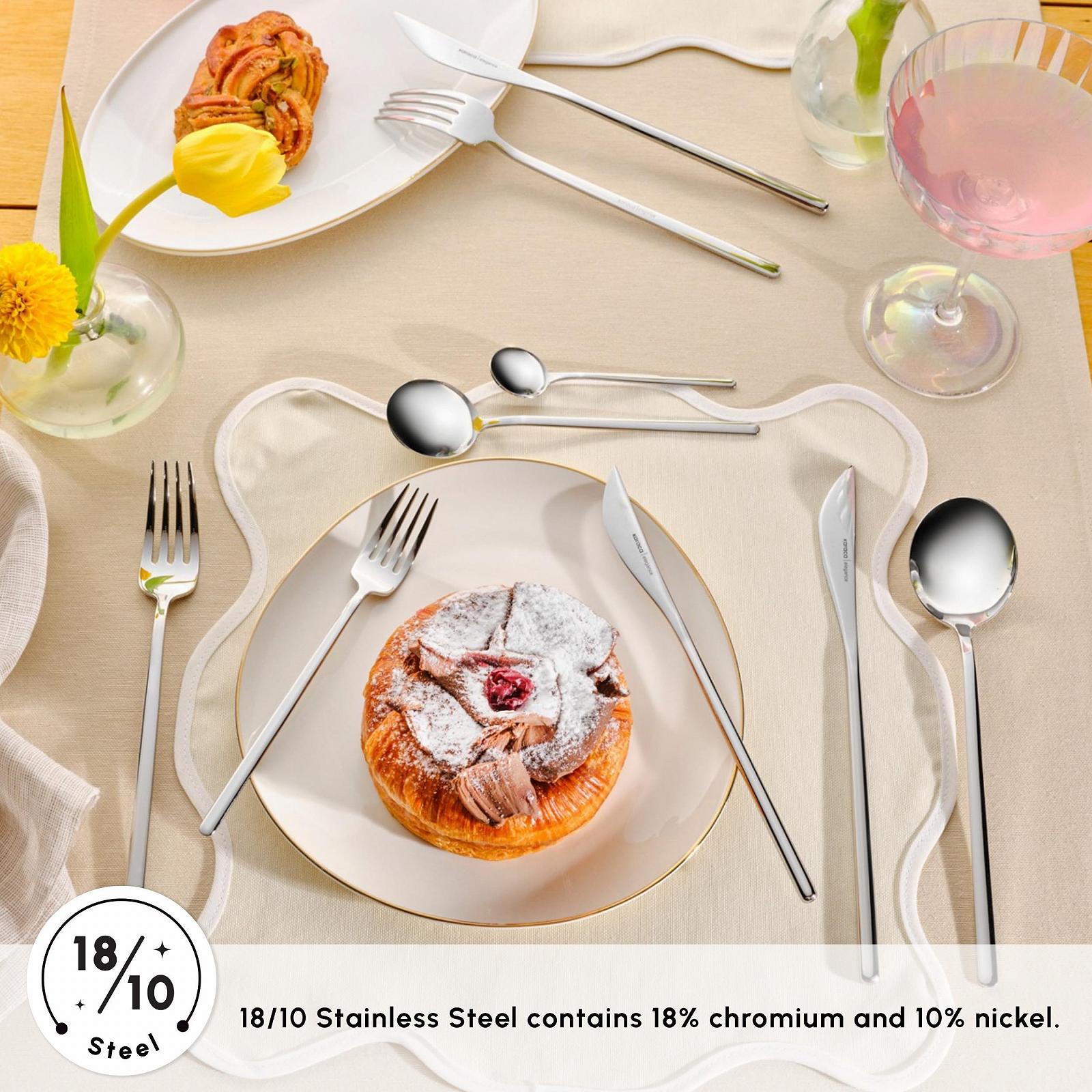 Набор столовых приборов на 12 персон Karaca Focus Elegance 84 предмета, фото №4 Набор столовых приборов на 12 персон Karaca Focus Elegance 84 предмета, фото №4