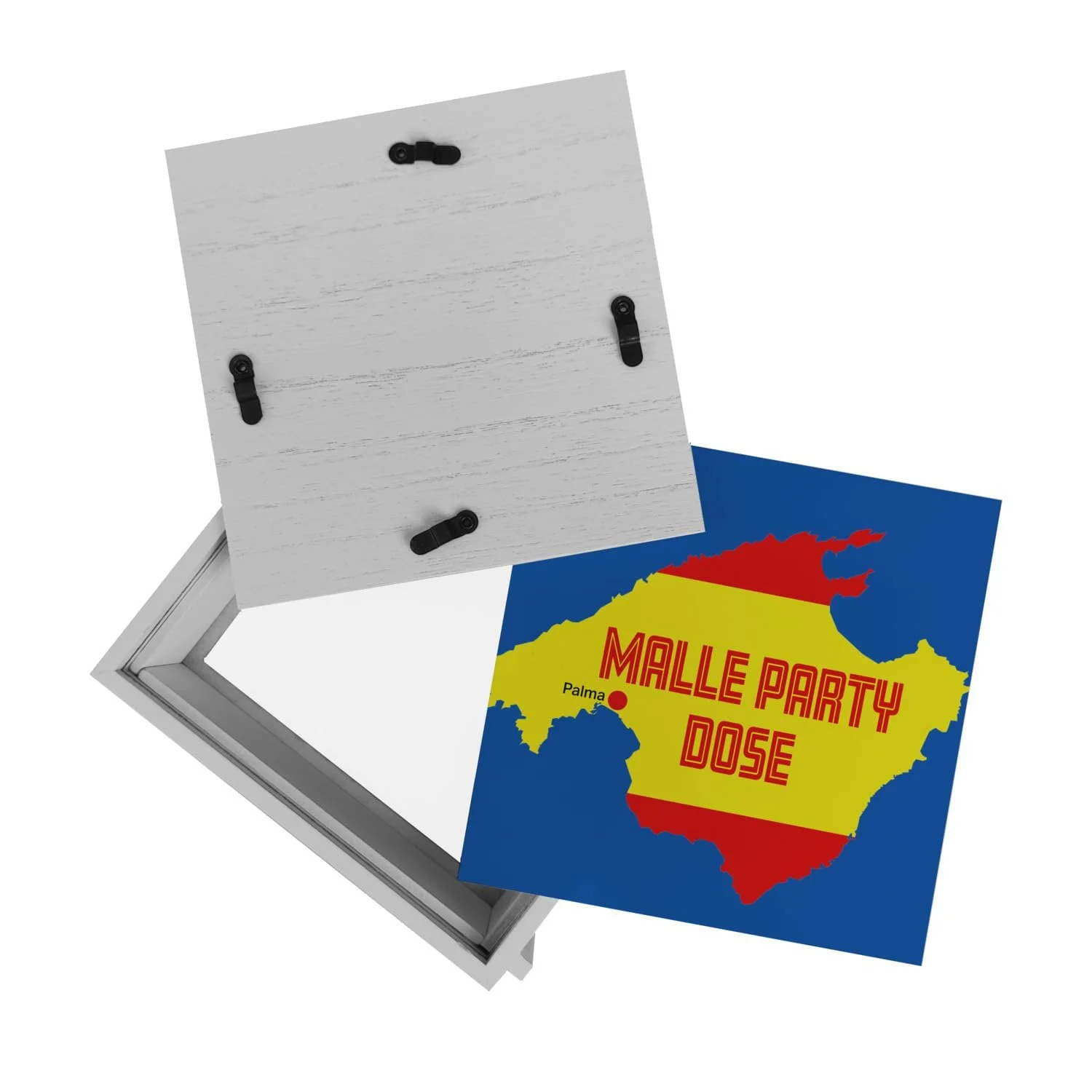 Скарбничка-рамка Malle Party Дерев'яна Майорка різнокольорова, фото №8