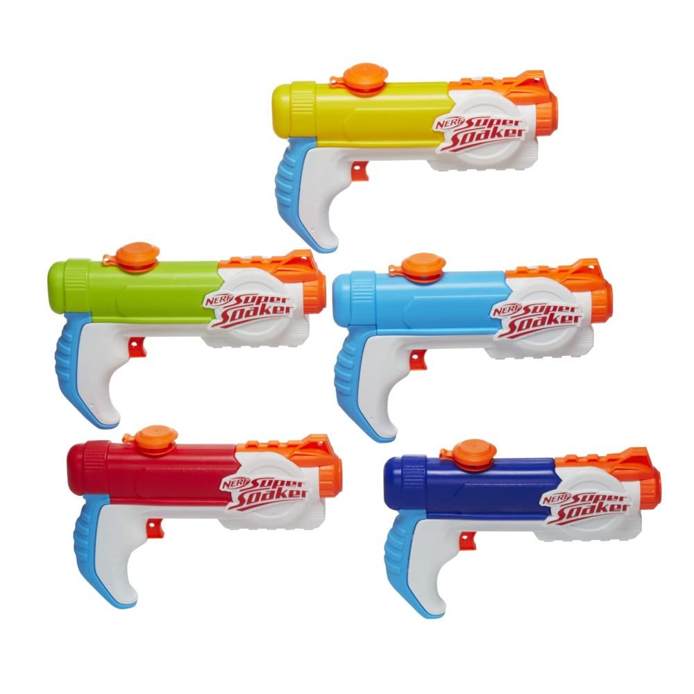Водный бластер NERF Super Soaker Piranha, 5 шт, разные цвета, фото №1