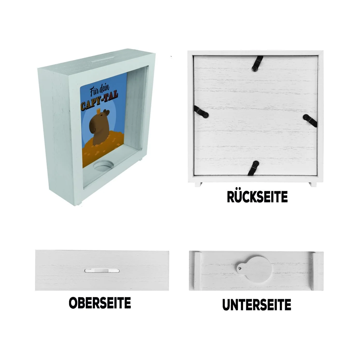 Скарбничка дерев'яна For your Capy-tal Capybara для дитячої кімнати, фото №6