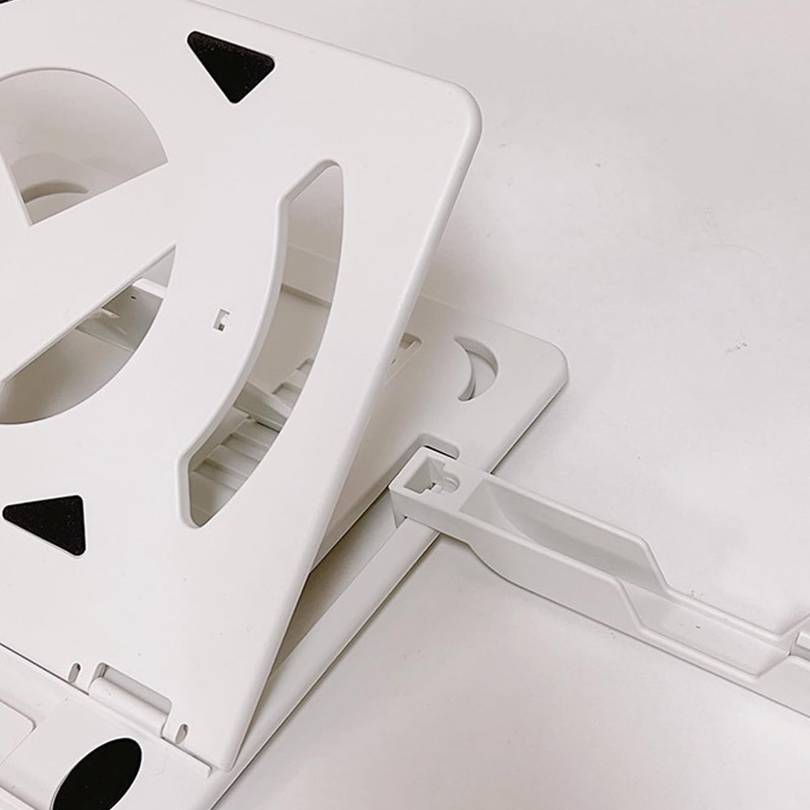 Прочная подставка для ноутбука с улучшенной вентиляцией, регулировкой, эргономичный держатель для длительного набора текста, компактный дизайн, регулируемая подставка для ноутбука, фото №7