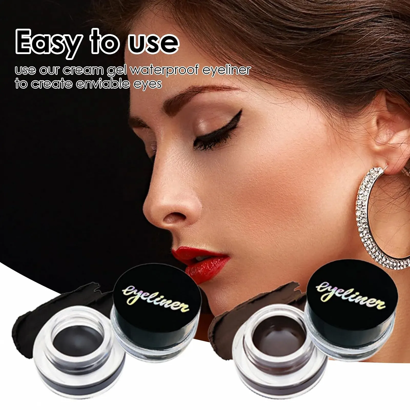 Гелева Підводка-Помадка для Брів Kongou 2-в-1, Водостійка, фото №7 Гелева Підводка-Помадка для Брів Kongou 2-в-1, Водостійка, фото №7