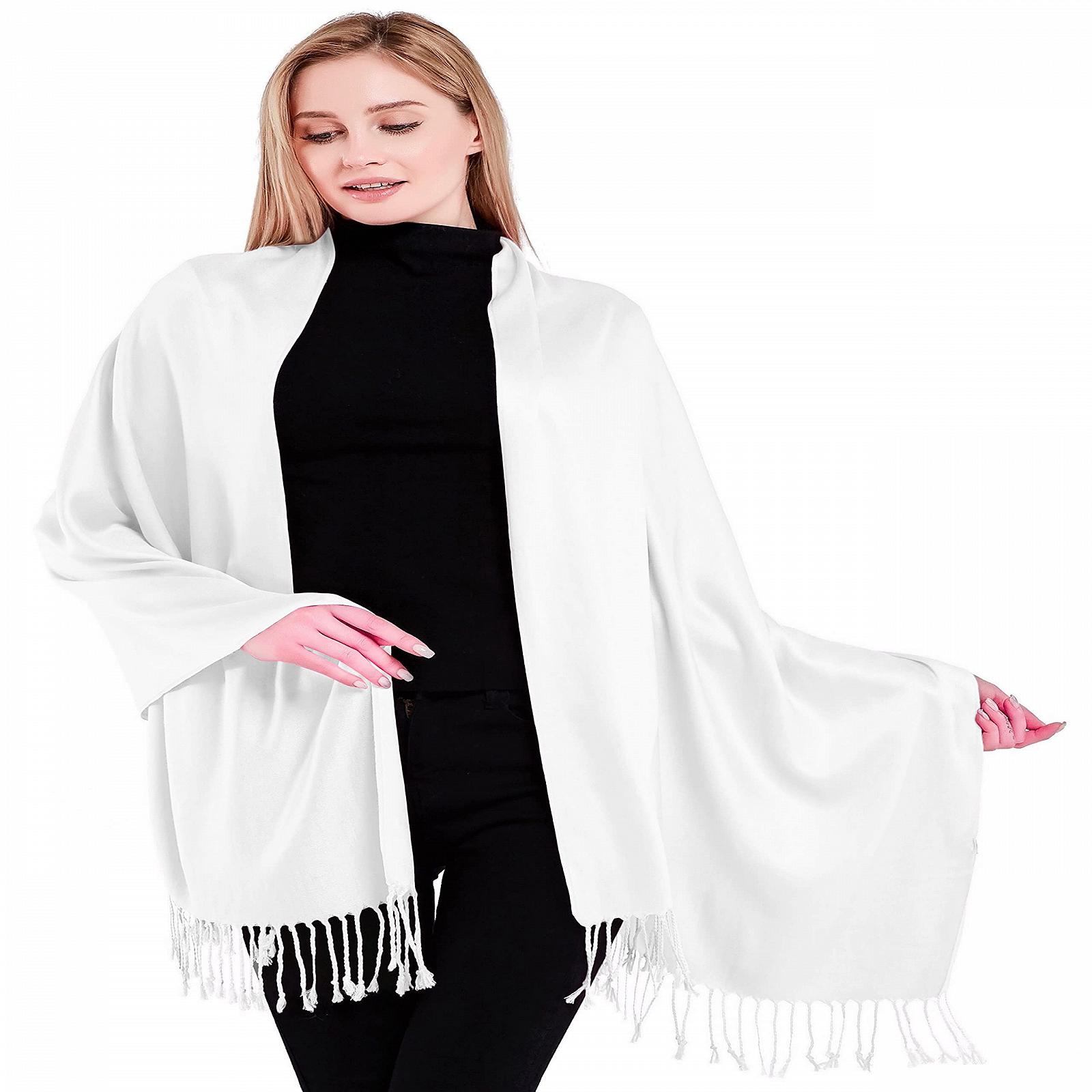 Однотонный шарф CJ Apparel, палантин, накидка, маска для лица, пашмина, фото №1