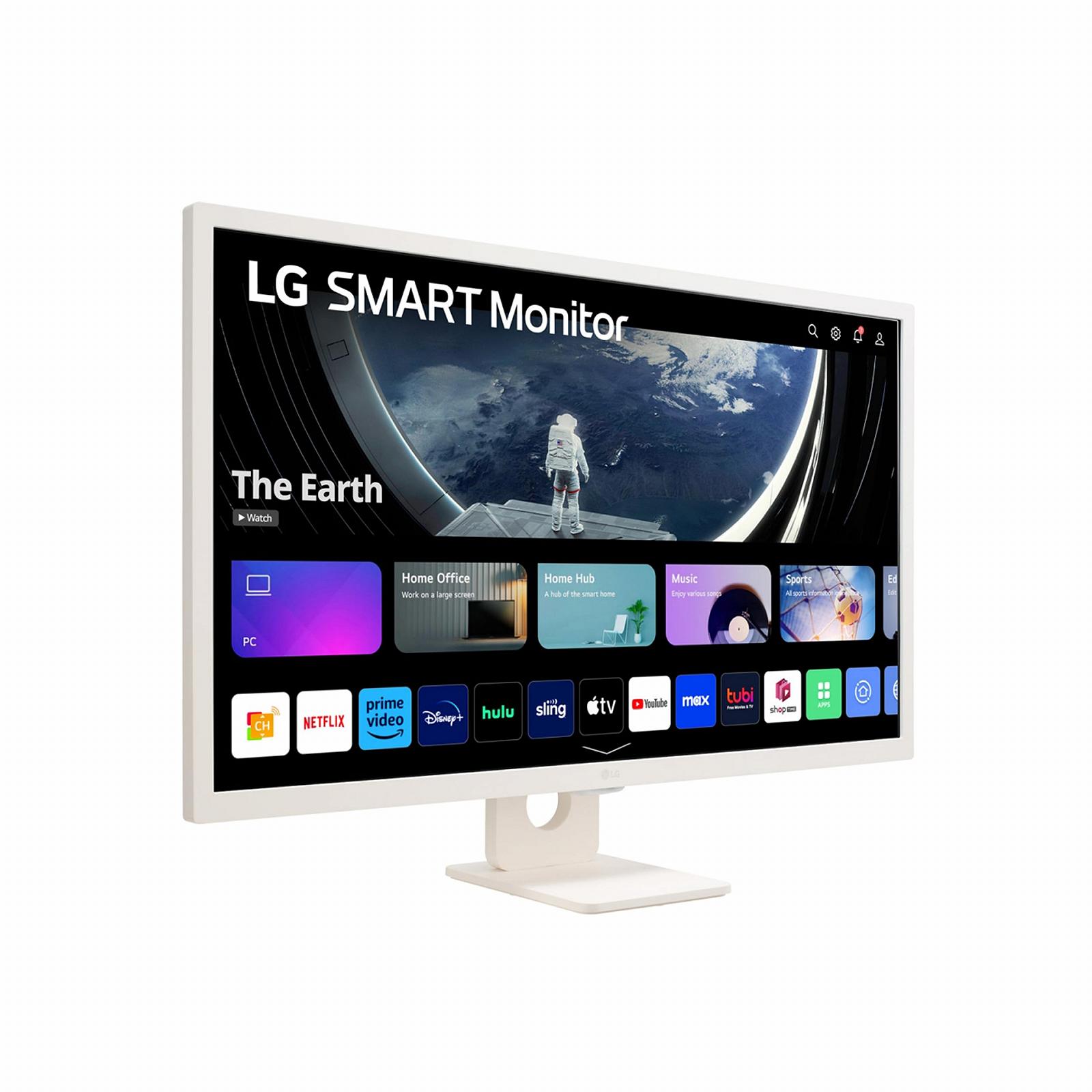 Монітор LG Electronics 32SR50F-W.AEU Full HD Мультимедійний IPS 32" 1920 x 1080 16:9 8 мс GtG 60 Гц sRGB HDR10 webOS 23 LG ThinQ Filcker Safe - Білий, фото №5 Монітор LG Electronics 32SR50F-W.AEU Full HD Мультимедійний IPS 32" 1920 x 1080 16:9 8 мс GtG 60 Гц sRGB HDR10 webOS 23 LG ThinQ Filcker Safe - Білий, фото №5