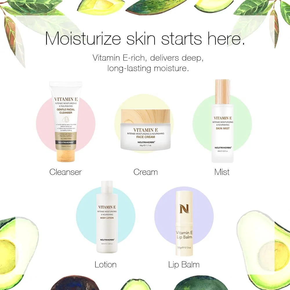Очищающее средство для лица Neutriherbs с витамином Е, нежное средство для ежедневного очищения, подходит для всех типов кожи, 118 мл, фото №6