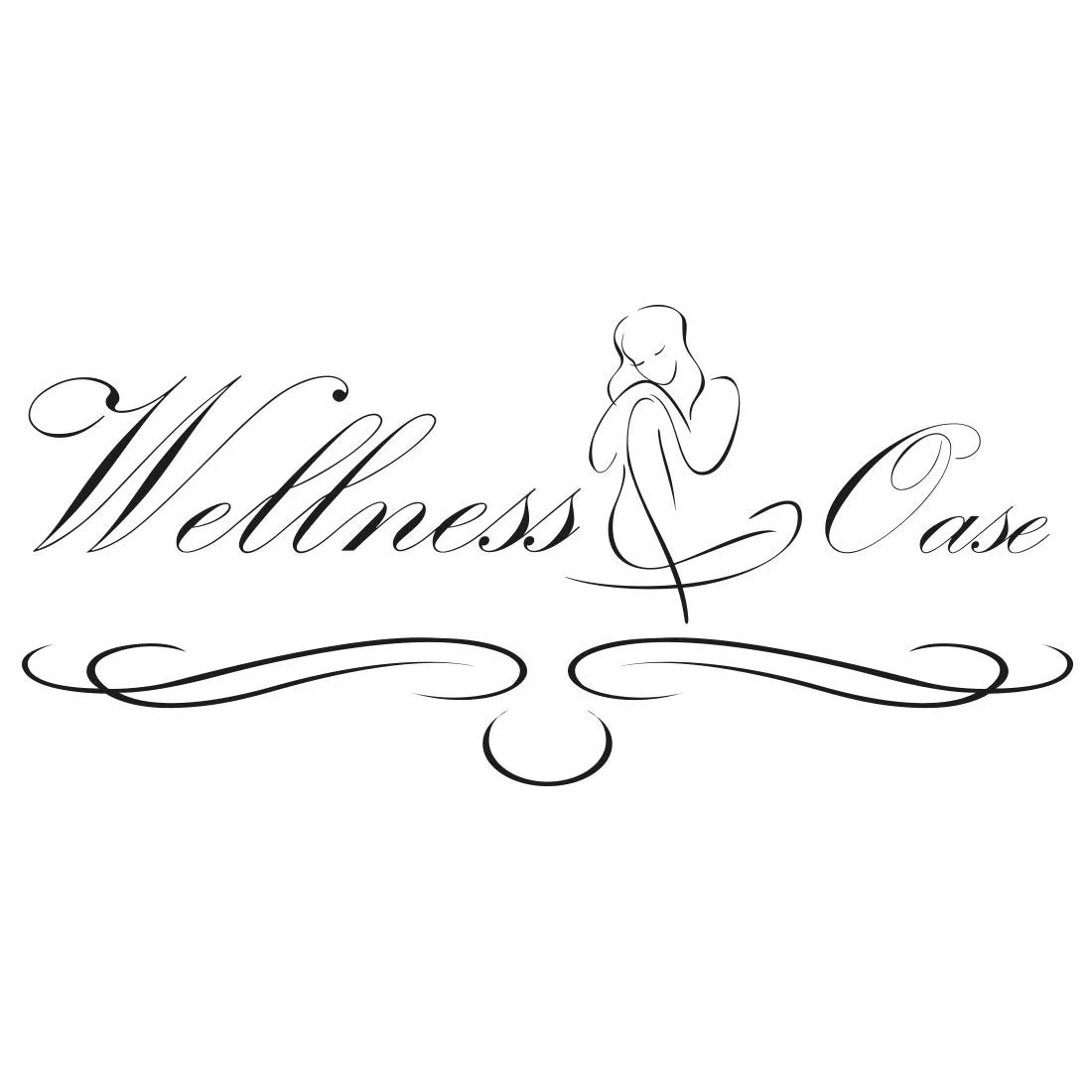 Наклейка на стіну Wellness Oasis M 60 x 28 см, фото №1