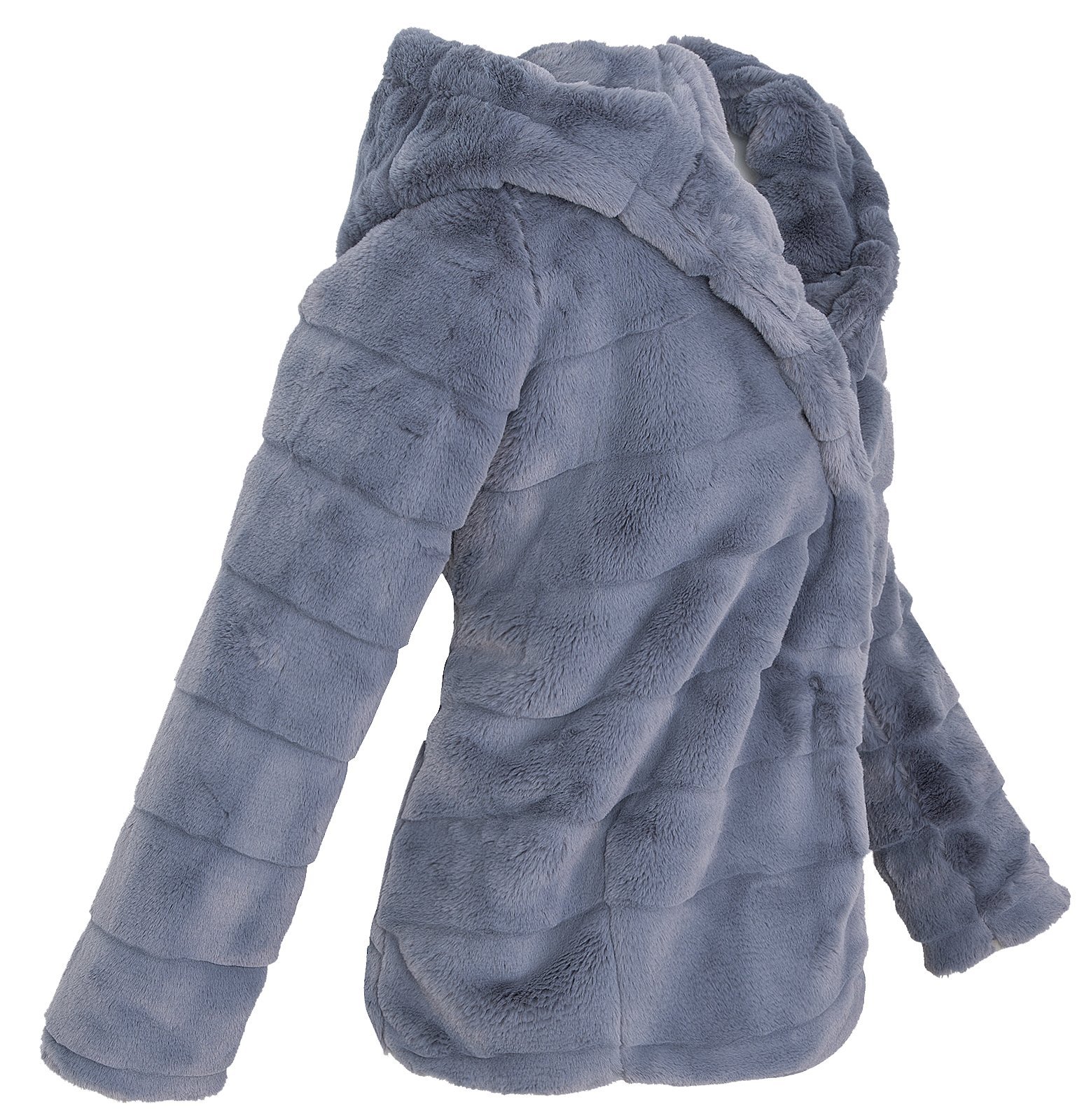 Куртка Teddy Fur Rock Creek Selection D-384 Жіноча Плюшева Куртка з Капюшоном, фото №2