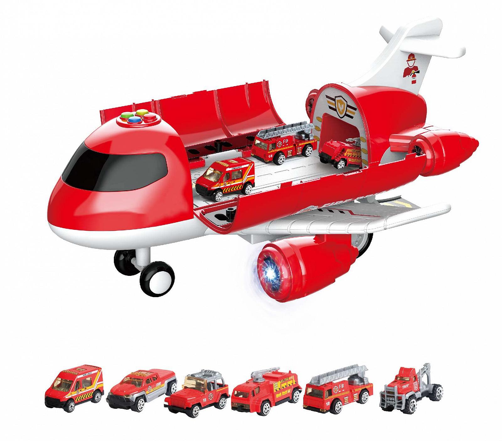 Игрушечный самолёт Efaso XXL Металлические машины Пожарная команда Красный, фото №1 Игрушечный самолёт Efaso XXL Металлические машины Пожарная команда Красный, фото №1