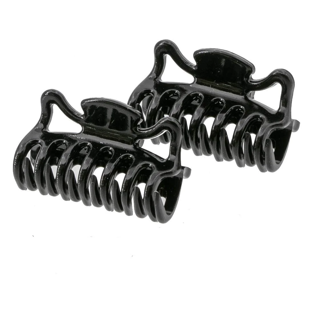 Заколка для волос Мини 3.5 см WeLoveBeads Черный, Сделано в Германии, Упаковка 2 шт, фото №4