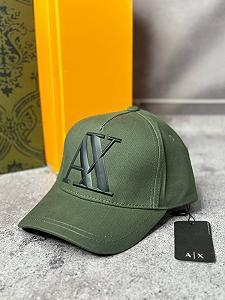 Кепка Armani хаки с буквами с037 synthetic.ua - Фото 1