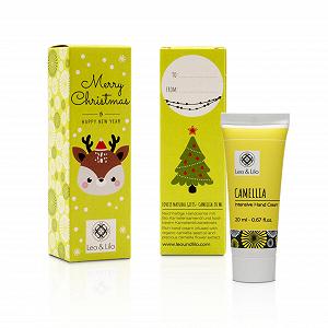 Набір кремів для рук Leo & Lilo Small Greeting Set of 3 X-Mas Deer, 3 індивідуально запаковані креми synthetic.ua - Фото 1