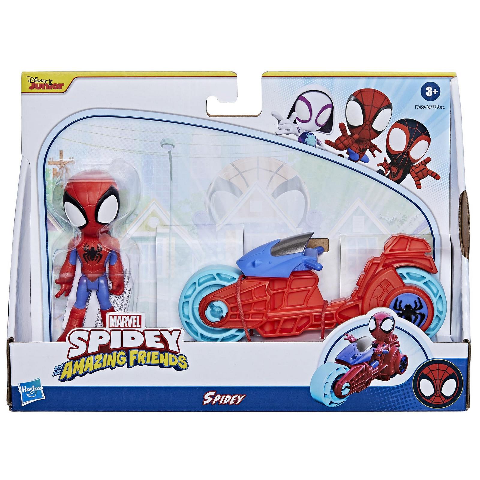 Фигурка Spidey Marvel с мотоциклом, фото №2