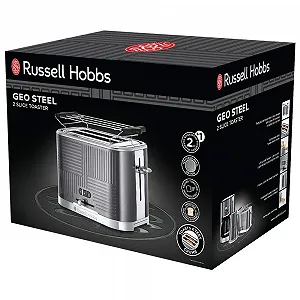 Тостер Russell Hobbs Geo нержавіюча сталь сірий ціна на synthetic.ua - Фото 1 Тостер Russell Hobbs Geo нержавіюча сталь сірий synthetic.ua - Фото 1