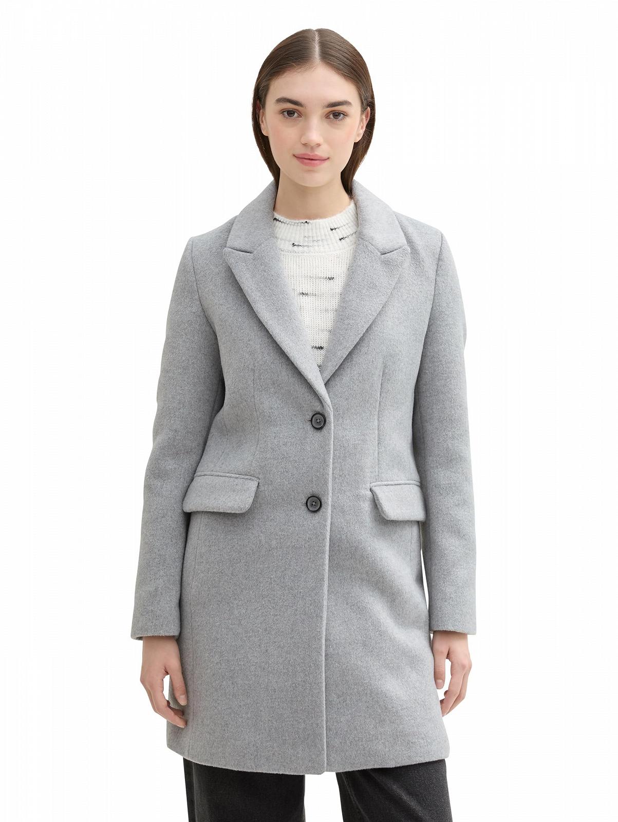 Пальто TOM TAILOR Denim з коміром з лацканами, фото №1