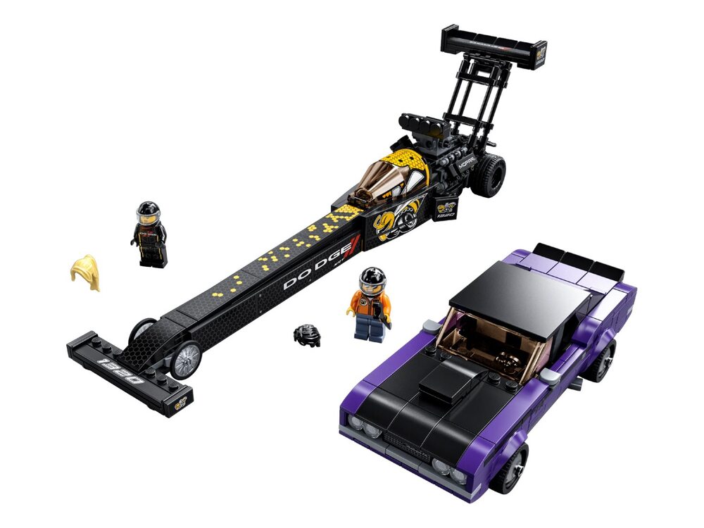 Дитячий конструктор LEGO Mopar Dodge SRT Top Fuel Dragster and 1970 Challenger TA 76904, фото №2 Дитячий конструктор LEGO Mopar Dodge SRT Top Fuel Dragster and 1970 Challenger TA 76904, фото №2