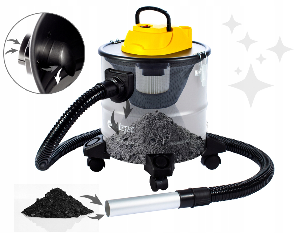 Пылесос для золы Maltec 2000 Вт 20 л Польша, фото №3
