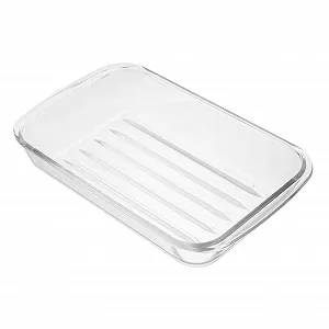 Форма для запекания глубокая из закаленного стекла термостойкая многофункциональная - Фото 1