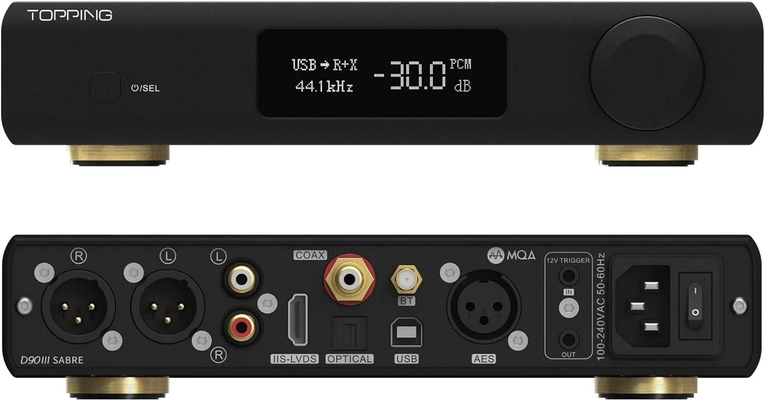 ЦАП Topping D90 III Sabre Черный, фото №1