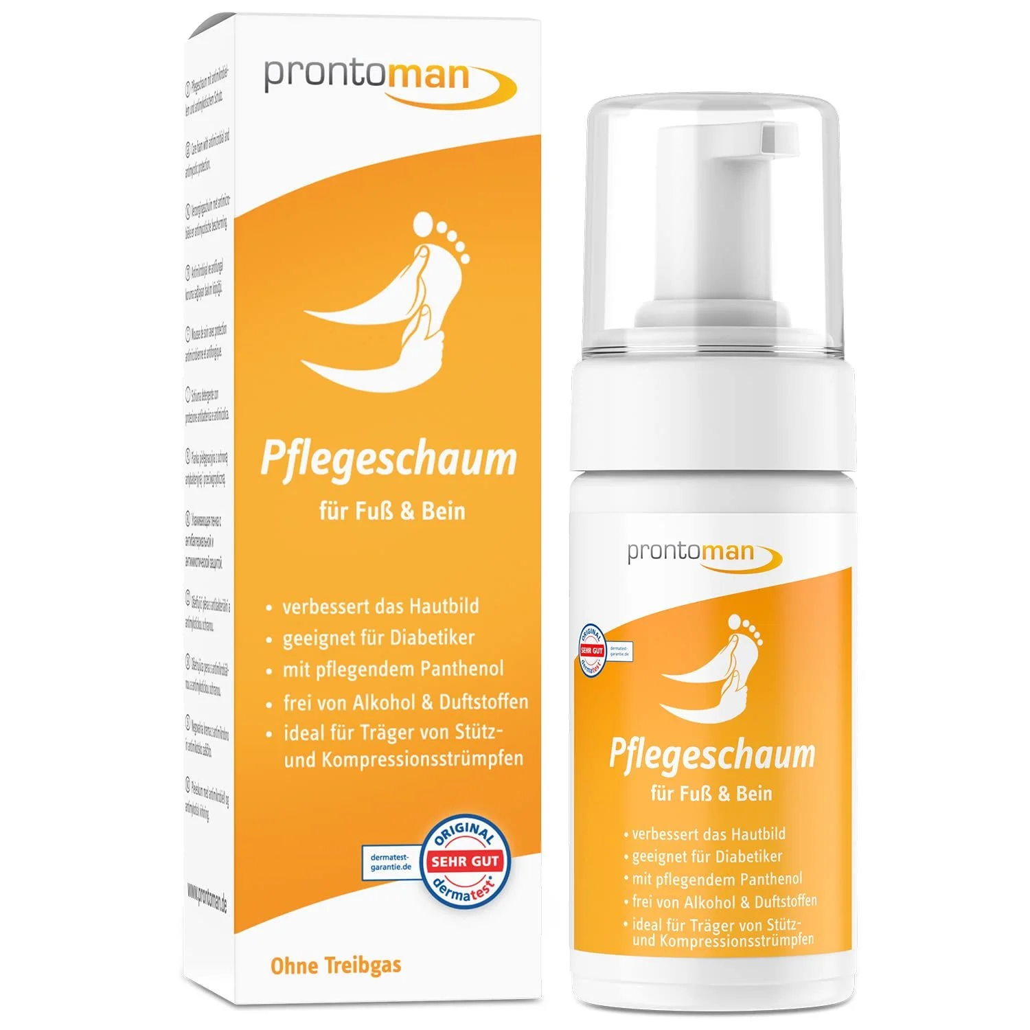 Піна для догляду за ногами та стопами Prontoman 100 мл для діабетиків, фото №1