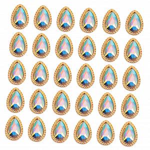 Стразы для ногтей 30 шт. для DIY дизайна ногтей, блестящее украшение - Фото 1