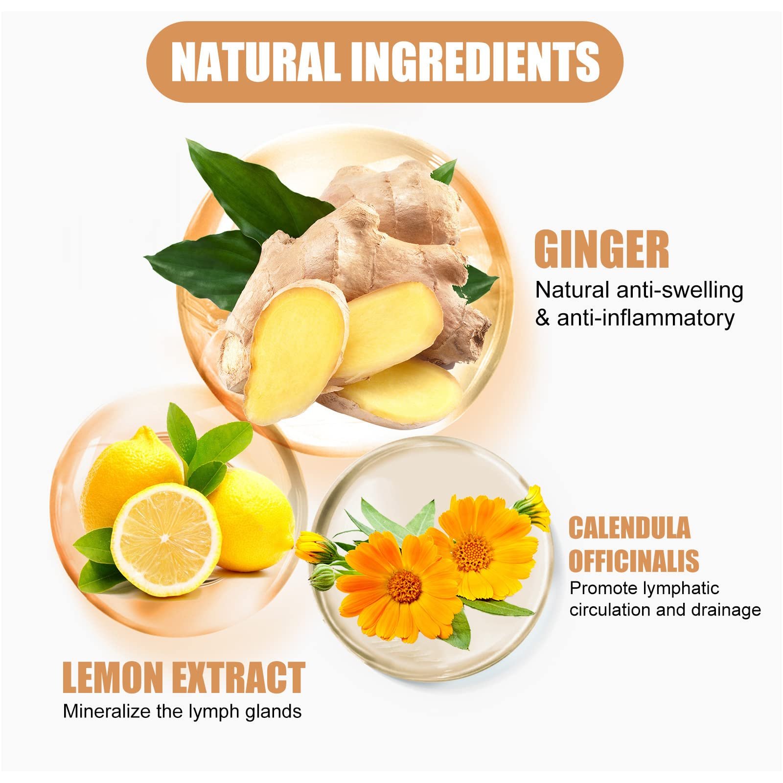 Гель для душу Lymphatic Drainage Ginger лімфодренажний трав'яний, фото №7