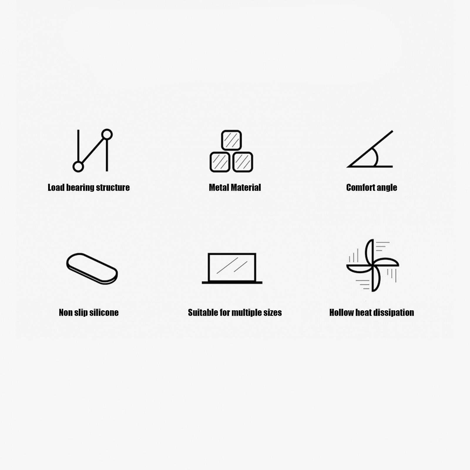 Подставка для ноутбука Y-образная алюминиевая с полкой для аксессуаров Pro Air, фото №9