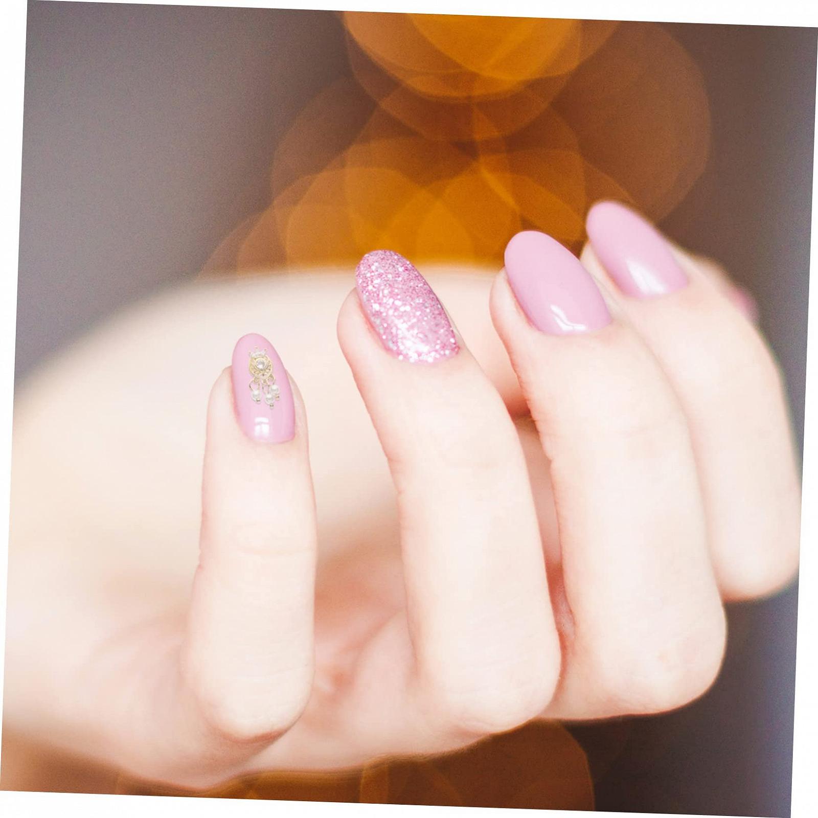 Подвески для ногтей Mikinona, набор 4 шт., Стразы для маникюра, декор для DIY, подвески для ногтей, украшения для ногтей, наклейки для ногтей, аксессуары для маникюра, фото №5