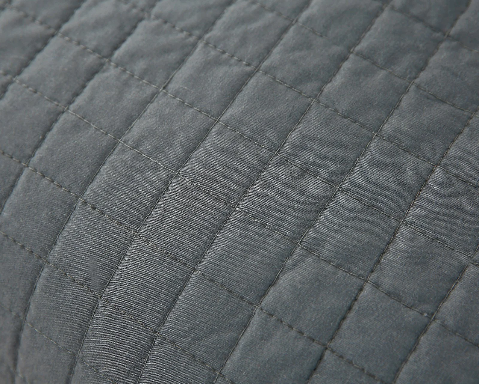 Покривало WOLTU, 240 x 260 см, темно-сіре, 360 GSM, клаптикова техніка, двосторонній дизайн, фото №7