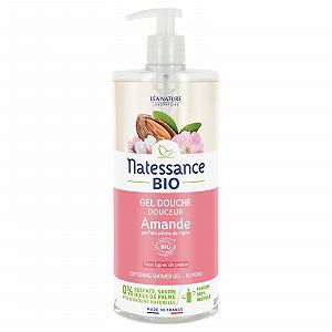Крем-гель для душу Natessance Hygiène Almond & Vine Peach безсульфатний 1 л - Фото 1