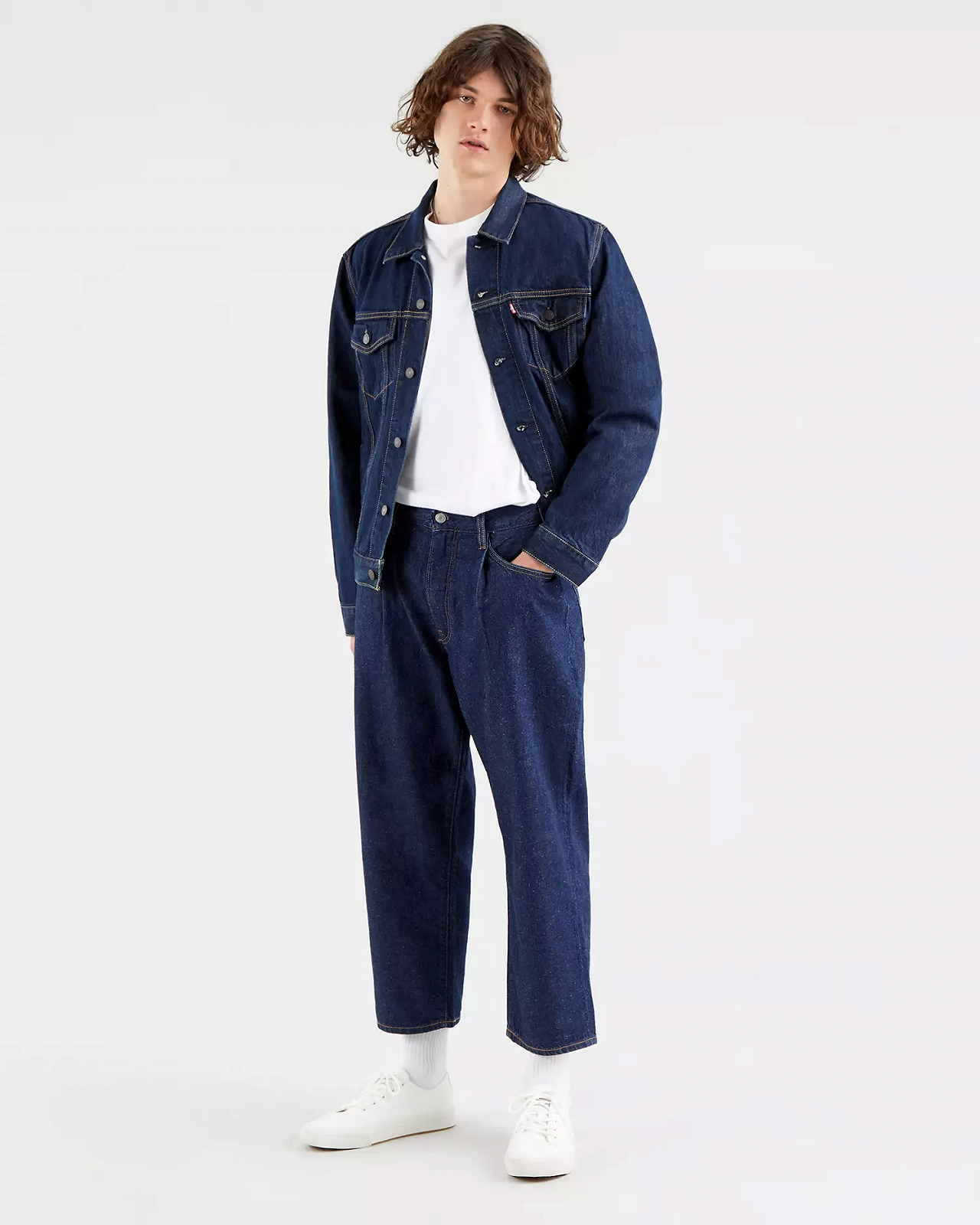 Чоловічі штани Levis - Stay Loose Pleated Crop Big Cap Ltwt - 29, фото №2 Чоловічі штани Levis - Stay Loose Pleated Crop Big Cap Ltwt - 29, фото №2